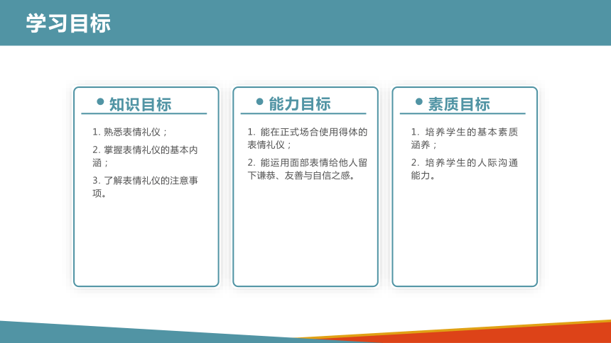 8.4表情礼仪 课件(共30张PPT)-《商务沟通与礼仪》同步教学（北京出版社）