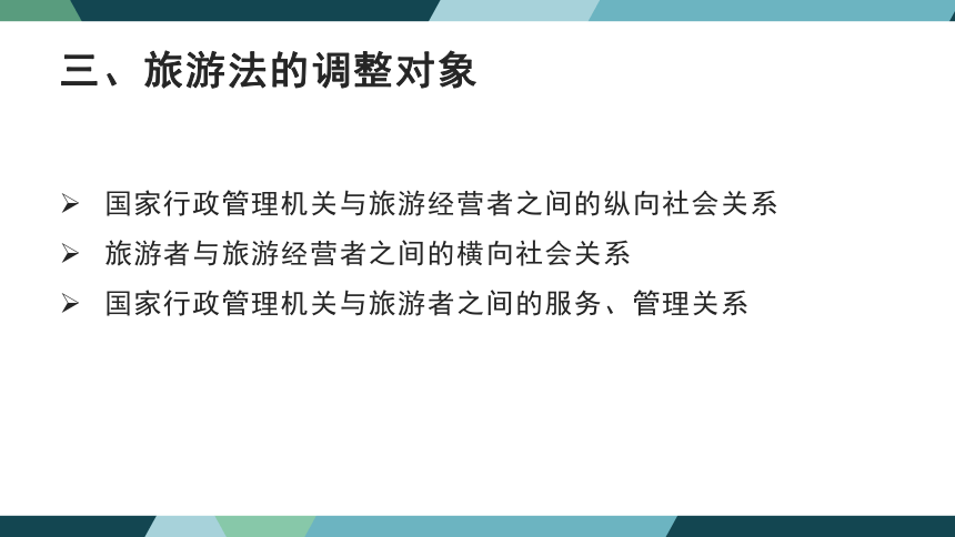 第一章旅游法概论 课件(共23张PPT)- 《旅游法教程》同步教学（重庆大学·2022）