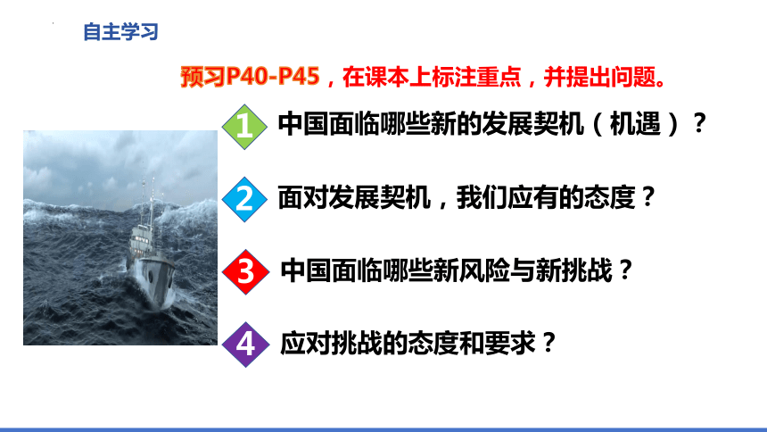 4.1 中国的机遇与挑战 课件（22张PPT）