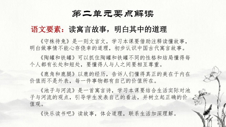 3.2 人教统编版语文三年级下册第二单元教材解读课件