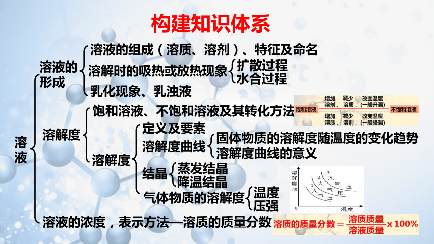 第九单元 溶液复习与测试-【易备课】(共43张PPT)2023-2024学年九年级化学下册同步优质课件（人教版）