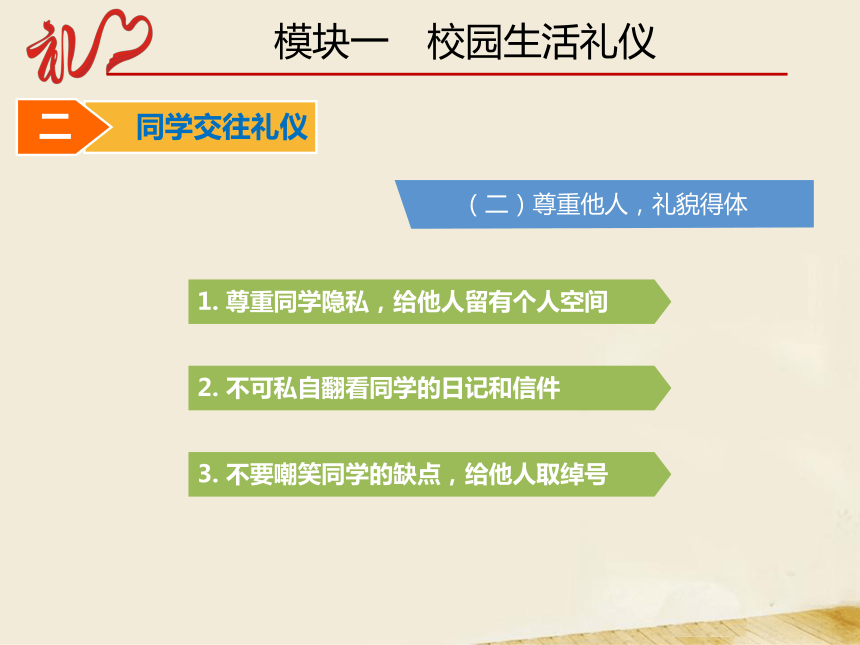 项目四 生活礼仪 课件(共47张PPT)-《中职生礼仪教程》同步教学（同济大学出版社）