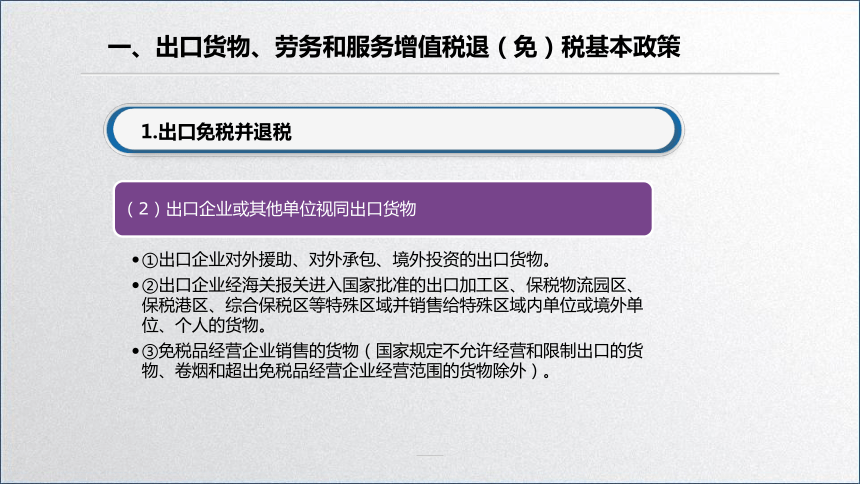 学习任务2.5  出口货物、劳务和服务增值税的退（免）税 课件(共50张PPT)-《税务会计》同步教学（高教版）