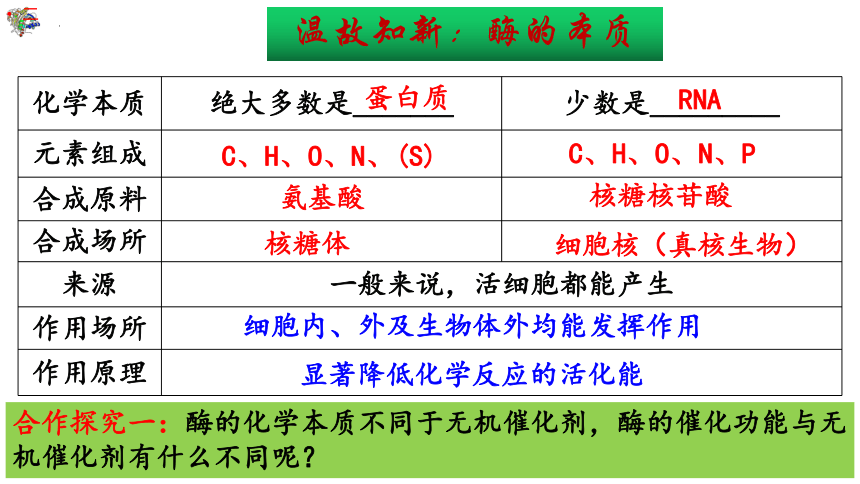 5.1降低化学反应的活化能-酶课件(共39张PPT)（第二课时）-人教版（2019）必修1