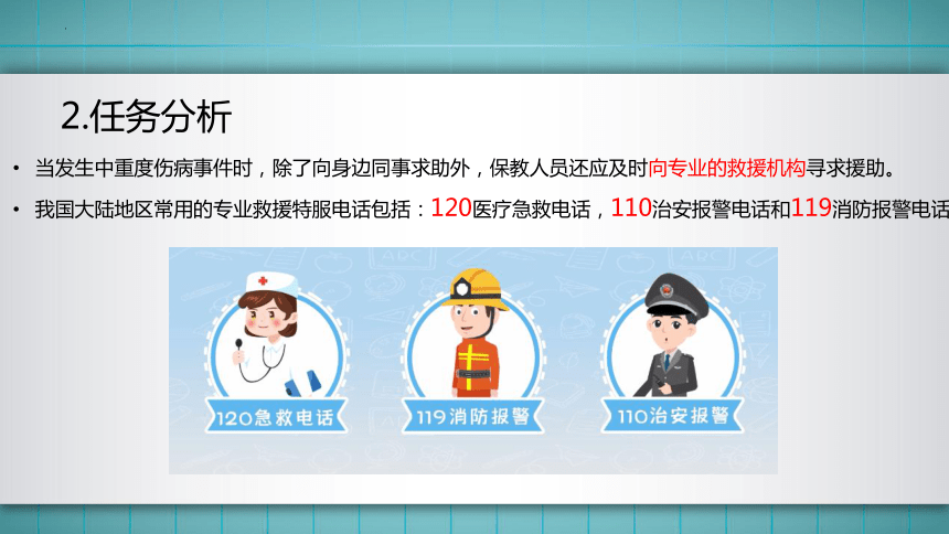 2.模块一任务2 紧急情况下的求助 课件(共60张PPT)华师大版