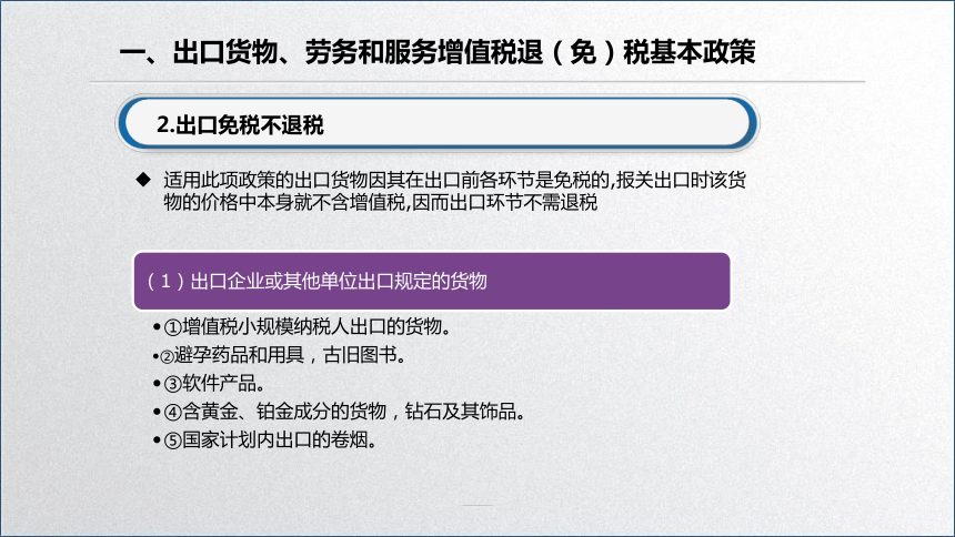 学习任务2.5  出口货物、劳务和服务增值税的退（免）税 课件(共50张PPT)-《税务会计》同步教学（高教版）