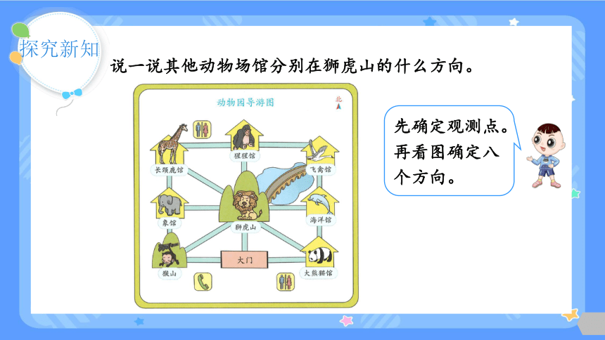 三年级下册数学人教版第4时 简单的路线图（课件）(共20张PPT）