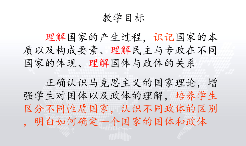 2021-2022学年高中政治统编版选择性必修一当代国际政治与经济 1.1国家是什么 课件(共15张PPT)