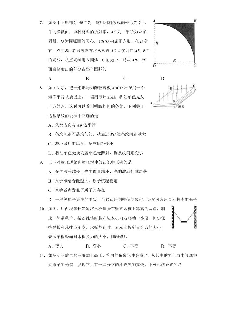 江苏省苏州市苏州高新区1中2020-2021学年高二下学期期末物理模拟试卷（二） Word版含答案