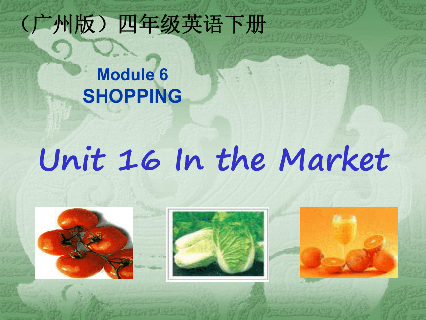 广州版小学英语四年级下册Module6 Unit16之一 PPT课件