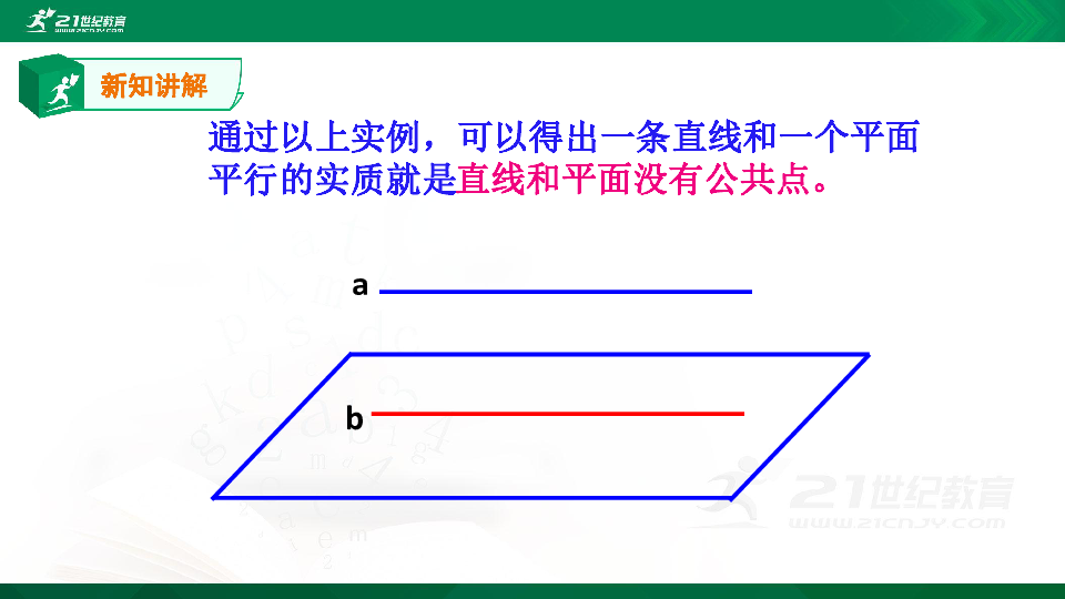 必修2第二章 直线与平面平行的判定（课件）
