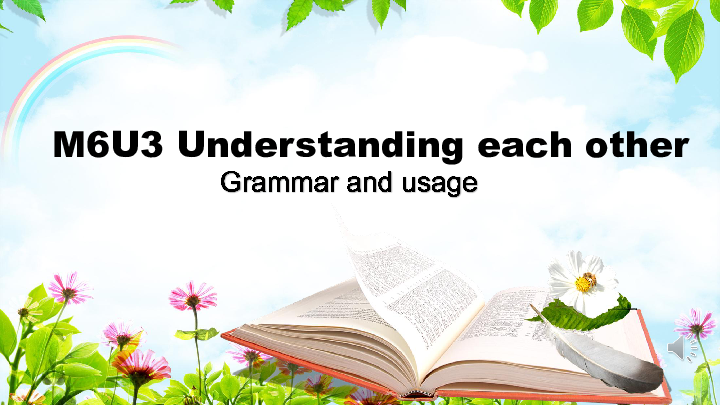 模块6 Unit 3 Understanding each other Grammar and usage(2) Unreal conditions 课件（27张PPT）