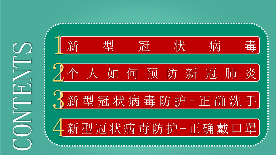 新型冠状病毒肺炎预防知识手册课件（32张幻灯片）