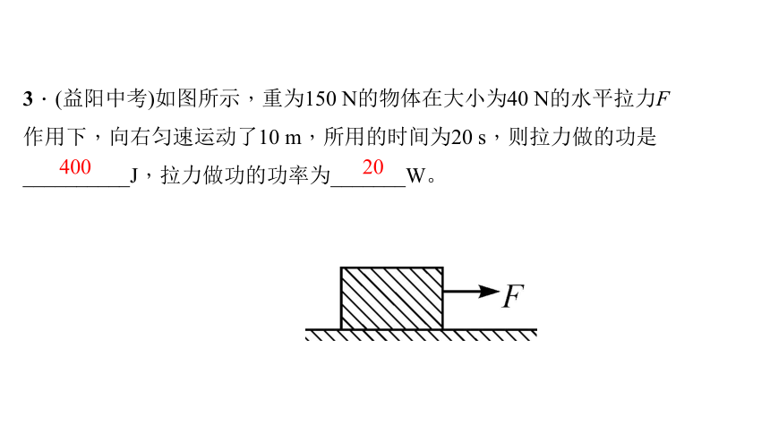 2018年春八年级下册物理专题训练课件：六　关于功率的综合计算