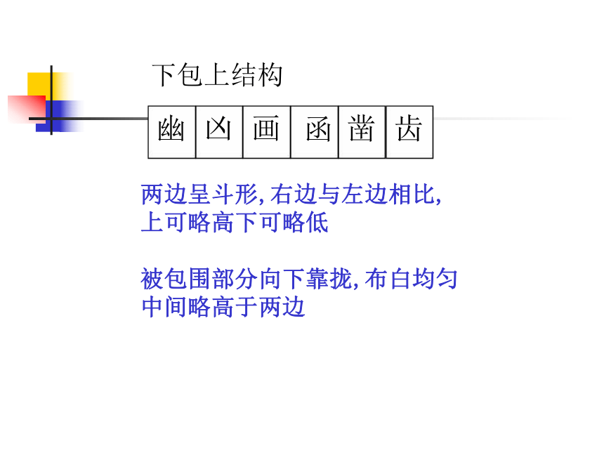 广西师范大学版书法练习与指导七下 第十二课合体字包围结构 课件 (2)