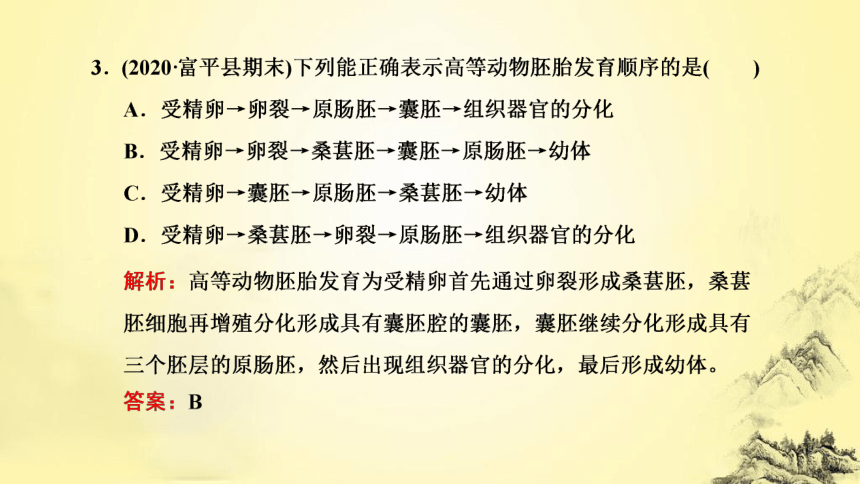 第2章細胞工程第3節第1課時胚胎工程的理論基礎共34張ppt