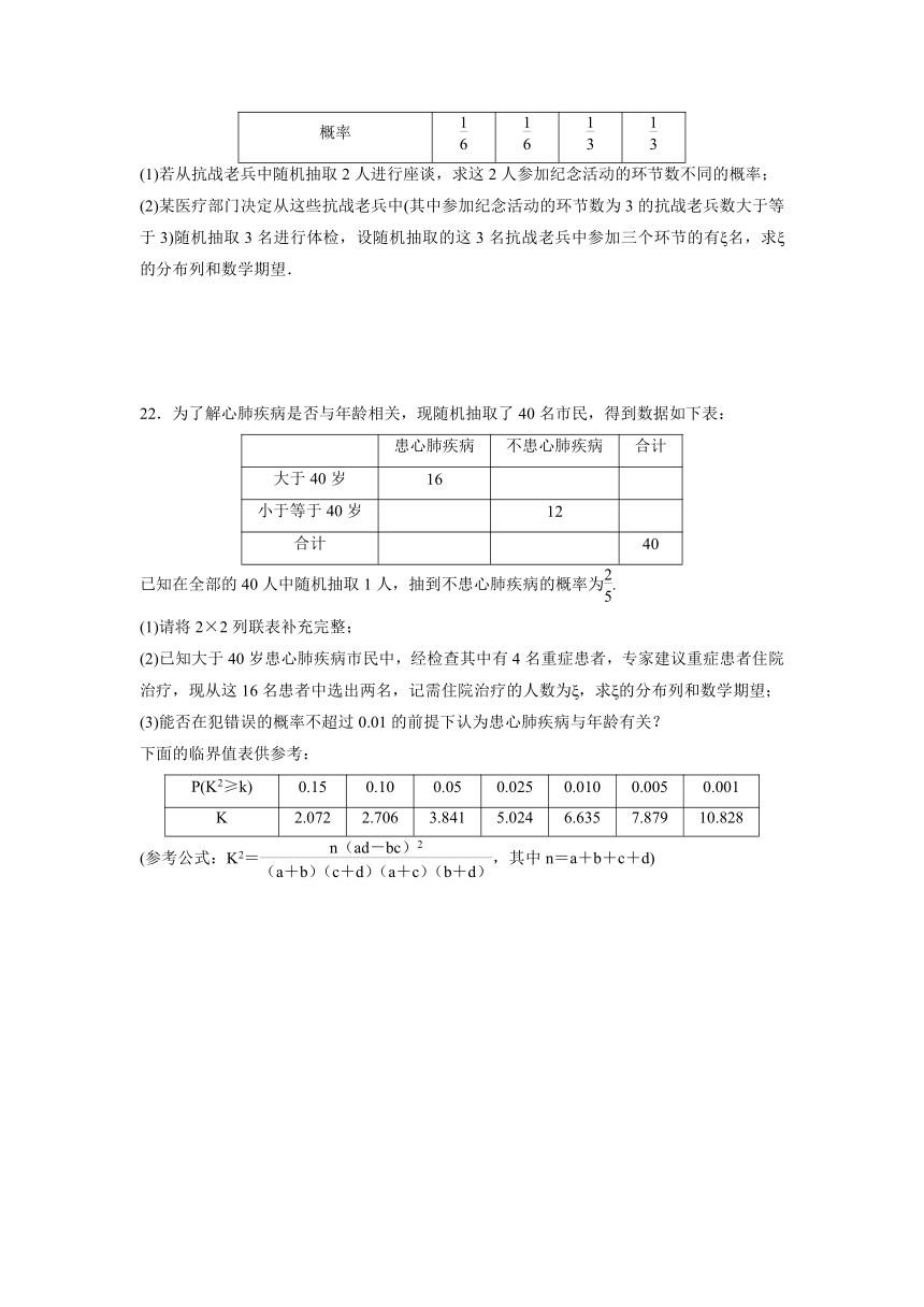 2016-2017学年河北省滦县二中高二下学期期中考试理数试题