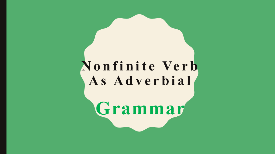 高考英语二轮专题复习：Nonfinite Verb As Adverbial非谓语动词做状语课件（20张PPT）