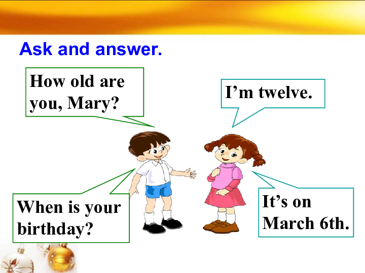 Unit 8 When is your birthday? Section A Grammar Focus --3c 课件32张PPT