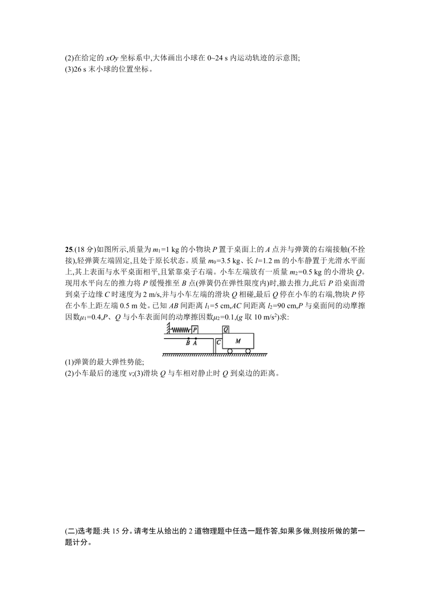 2017高考物理仿真卷：（二）（含答案）