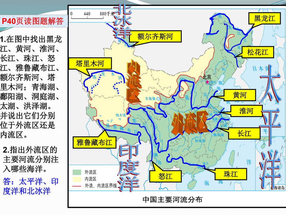 人教版八年级地理上册第二章第三节河流和湖泊（共57张PPT）