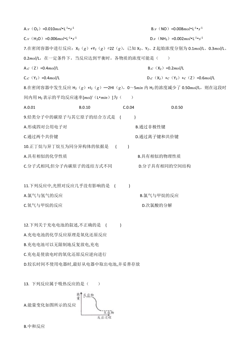 湖北省阳新县兴国中学2016-2017学年高一5月月考化学（普通班）试卷