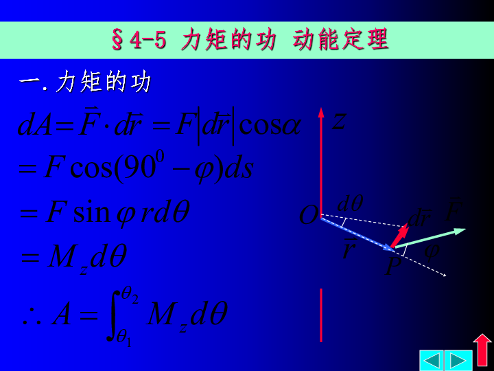 2020年山大附中高中物理竞赛辅导 04刚体的转动（E力矩的功 动能定理）(共18张PPT)