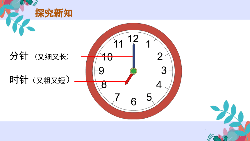 时针和分针区别示意图图片