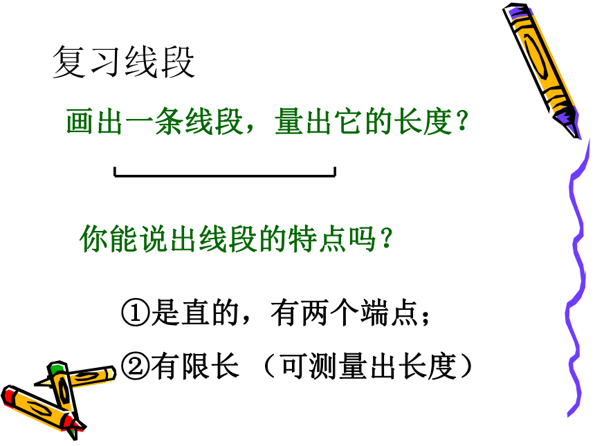 苏教版小学四年级数学上 8 认识射线、直线和角 课件