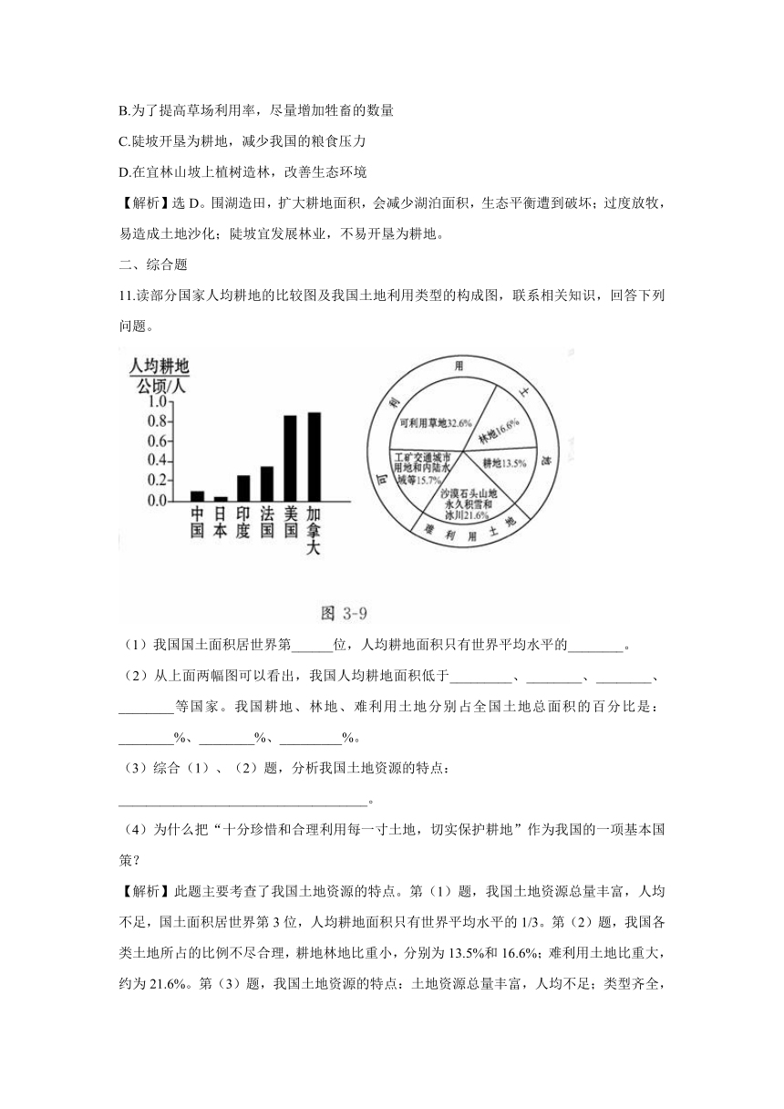 第二节：土地资源