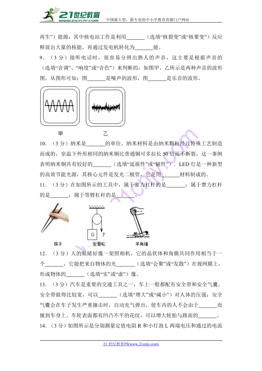 2018年湖南省娄底市中考物理一模试卷（含解析）