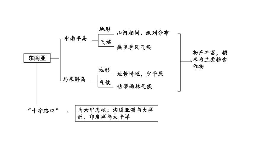 地理认识区域思维导图图片