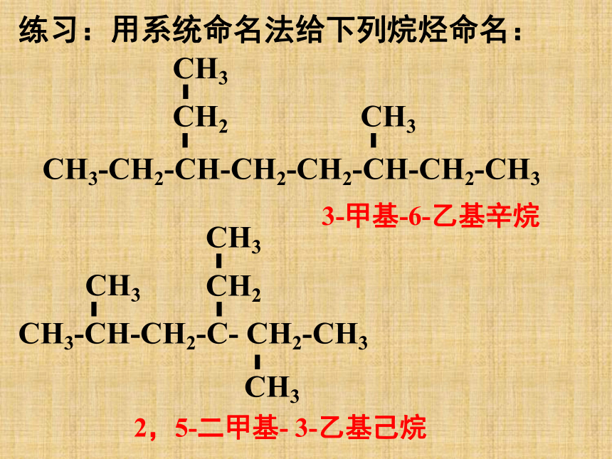 人教版高二化学选修五 1.3 有机化合物的命名(22张PPT)
