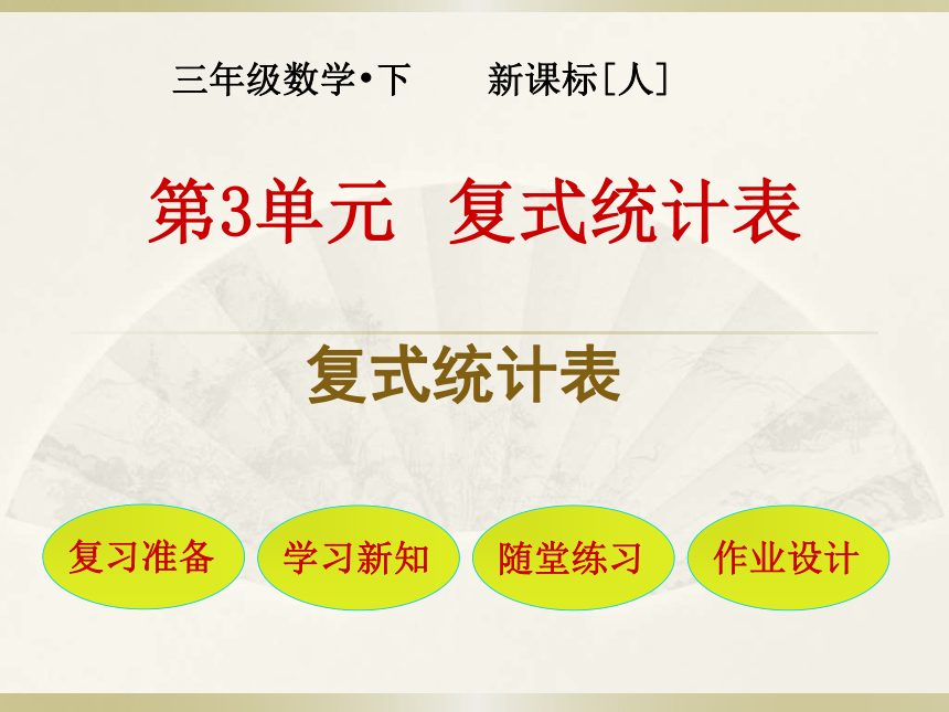 数学三年级下人教版3 复式统计表课件（28张）