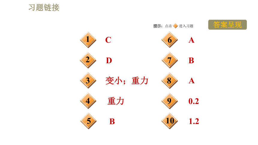 鲁科版八年级下册物理习题课件 第6章 6.3.1重力的大小（36张）