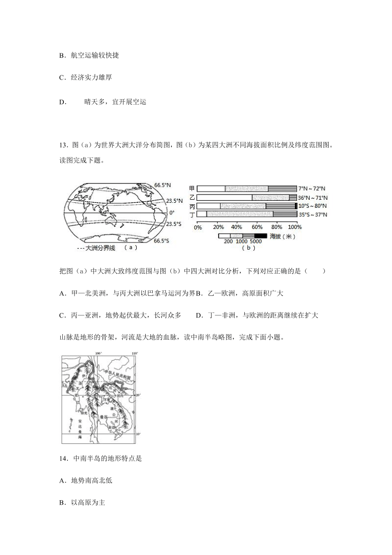 2020-2021学年商务星球版初中地理七年级下册 第六章亚洲活动课：认识欧洲 巩固练习（Word含答案）