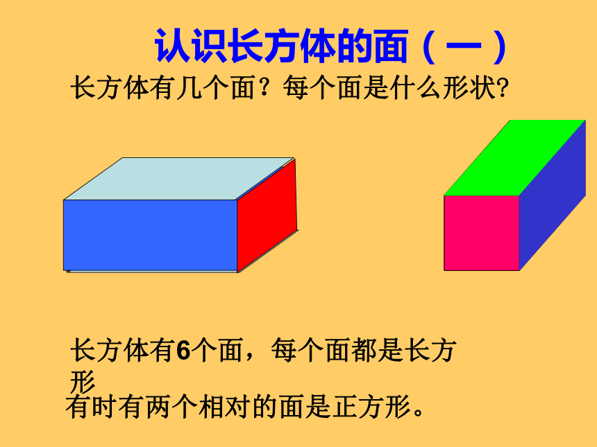 青岛版小学数学五年级下册课件  长方体的认识