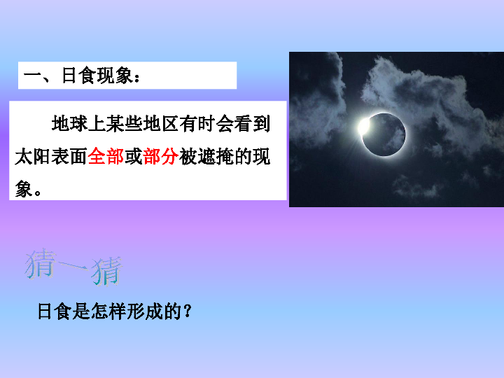 4.5 日食和月食（课件 26张PPT 日食）