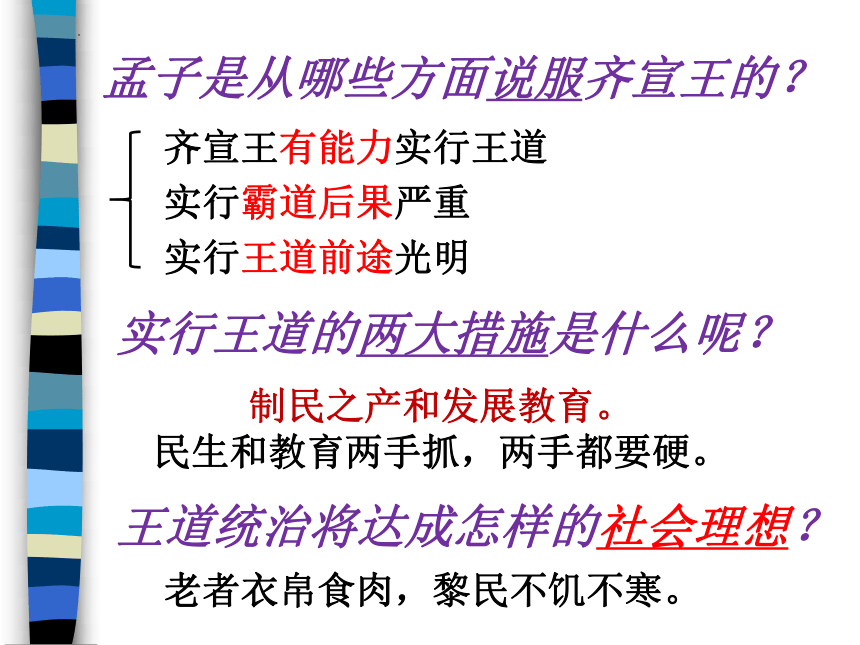 齐桓晋文之事板书设计图片