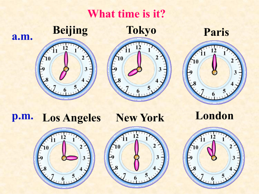 Unit 2 What time do you go to school? Section A 3a – 3c