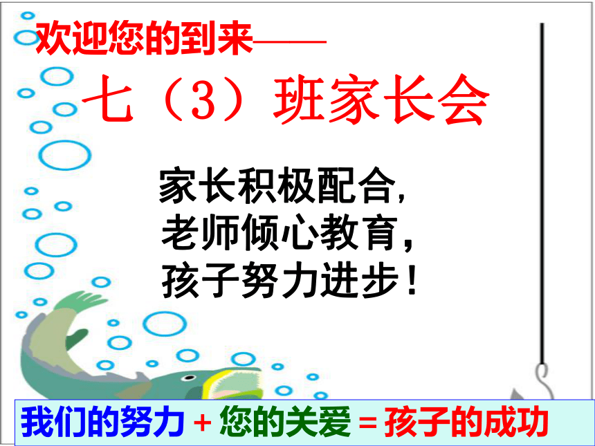 七(3)家长会课件