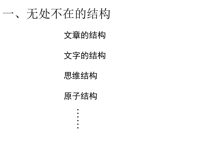 高中通用技术：1.1常见结构的认识 （39张幻灯片）