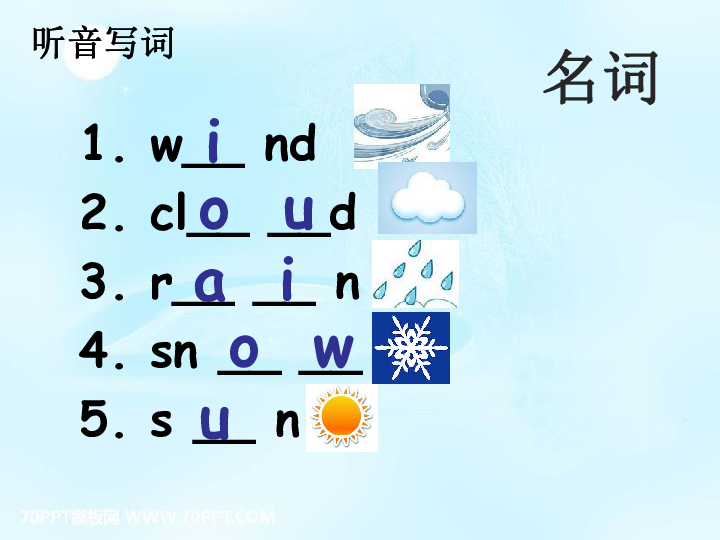 U11What's the weather like? 课件（共39张PPT）