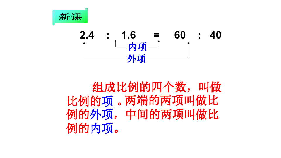 人教版数学六年级下册：4.1.2 比例的基本性质 课件（共17张PPT）
