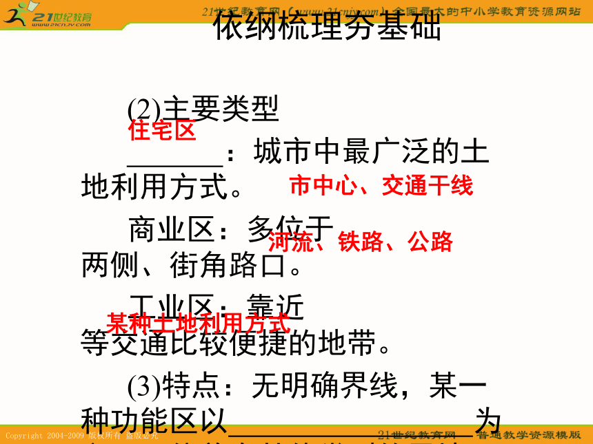 2011地理高三一轮复习课件资料第16讲：城市与城市化