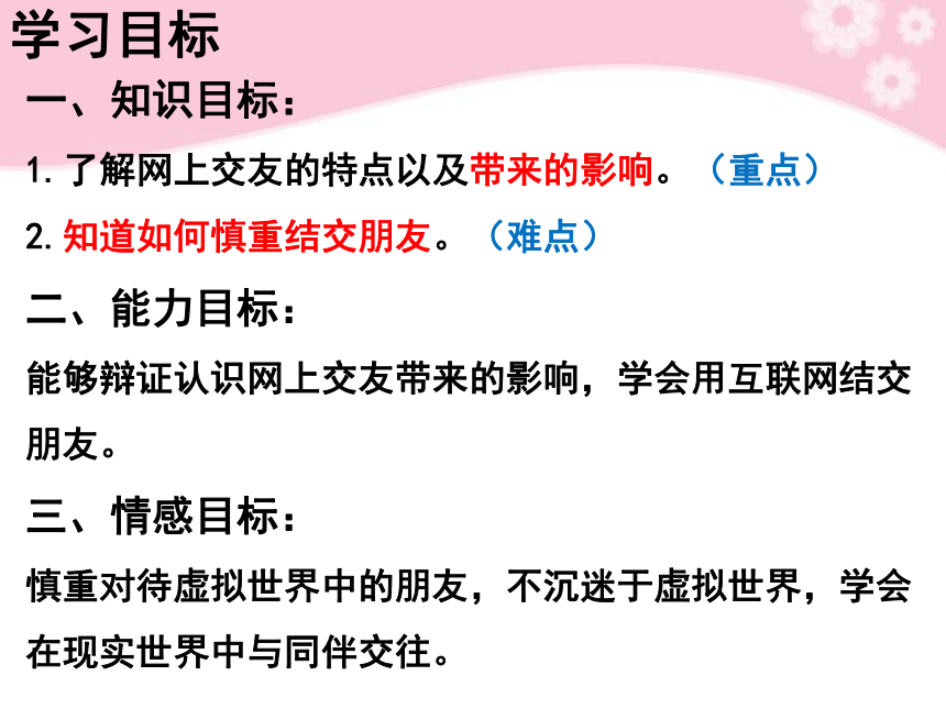 部编版《道德与法治》七年级上册：5.2 网上交往新时空 课件(21张PPT)