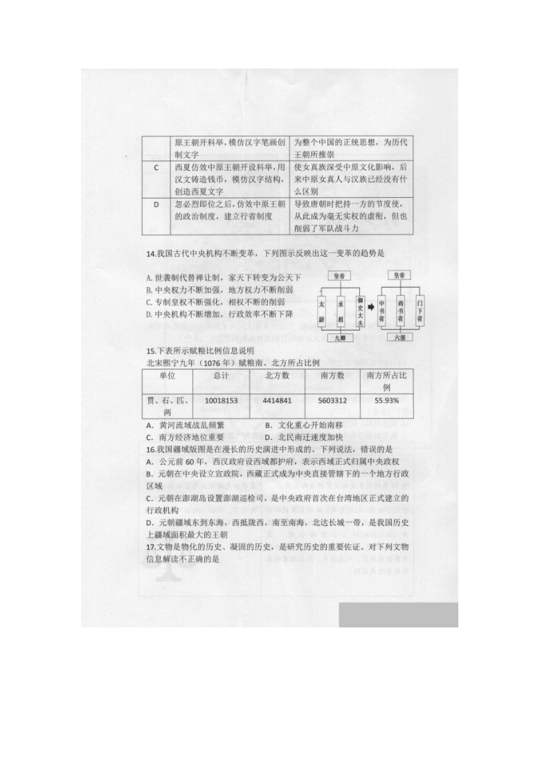 浙江省杭州市上城区2020-2021学年第一学期八年级社会法治期末考试试题（图片版，无答案）