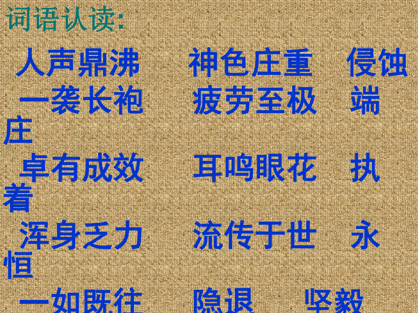 高中语文高一年级上华东师大版1.2跨越百年的美丽课件（56张）