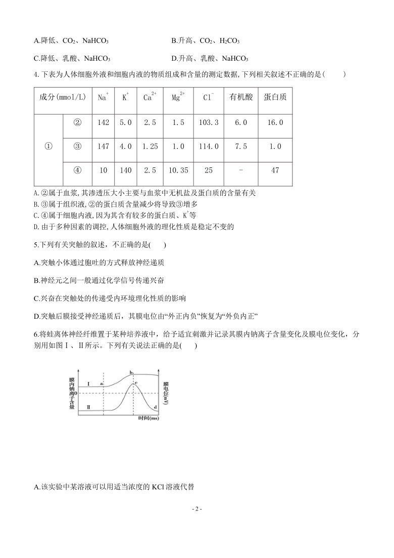 河南省淇滨高中2020-2021学年高二上学期第二次周考生物试题