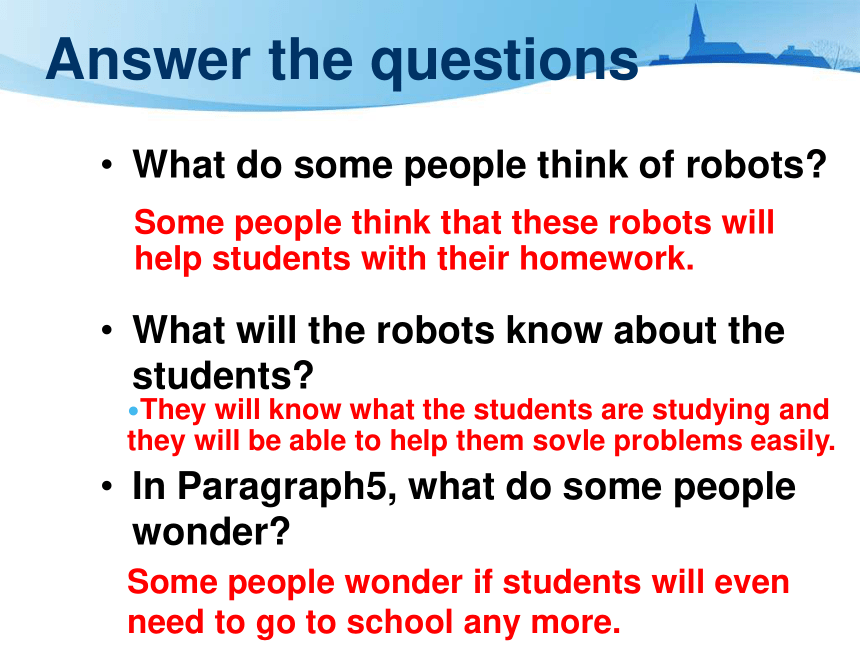 Lesson 1 Schools of the future 第2课时课件